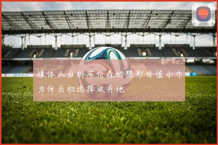 媒体人分析布伦森的隐形价值小牛为何当初选择放弃他